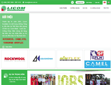Tablet Screenshot of licom.com.vn